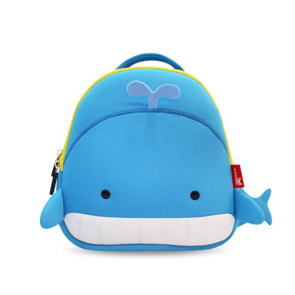 Lovely Whale Animal Toddler Backpack For Camping / Hiking Lightweight