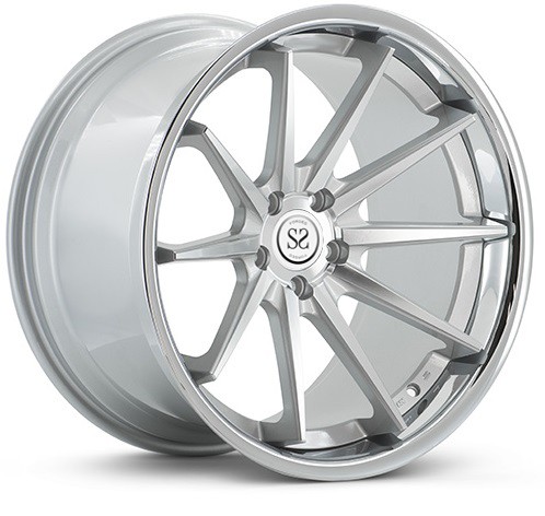 2 morceaux de 5*108 5*110 ont forgé la roue en aluminium de jante d'alliage de 5 goujons