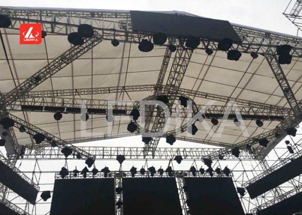 Light Weight Steel Stage Roof Truss With Spigot And Screw Connection