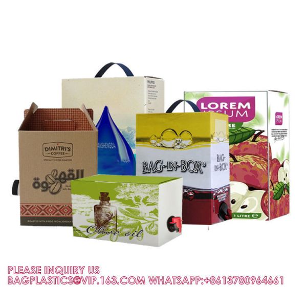 Custom Portable 1L/3L/5L/10L/20L Coffee Wine Edible Olive Oil Milk Tea Water Juice Drink BIB Bag In Box Dispenser