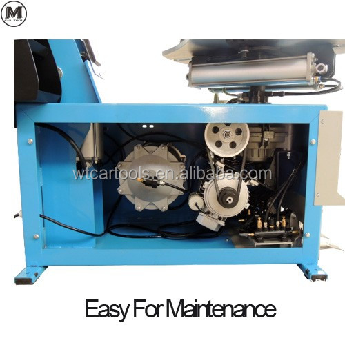 Мощный 1,1 кВт двигатель автомобильного шинного переменника 220В наклоняется назад с помощью рук