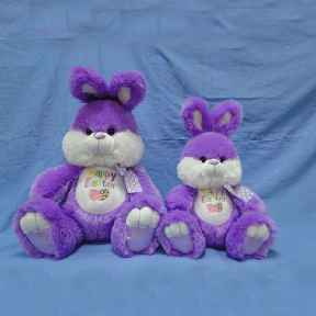 Red Maple Leaf Stuffed Easter Bunnies Holiday Plush Toys , 16 inch