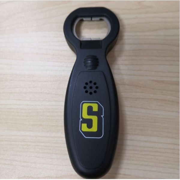 Advertising Promotion Beer Bottle Opener Music Black Stainless Steel 135*50*15mm
