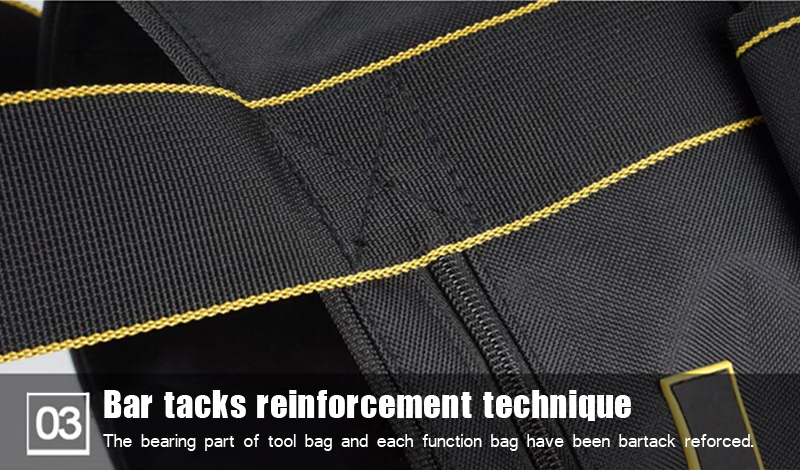 Waterproof Double Oxford Soft Handle Bucket Bag Tools Barrel Bag Tool Bucket Truck