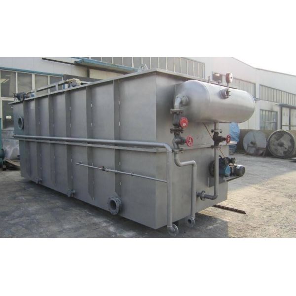 Small Powerful Carbon Steel DAF Machine For 30m3/hr Dissolved Air Flotation In Industrial Wastewater