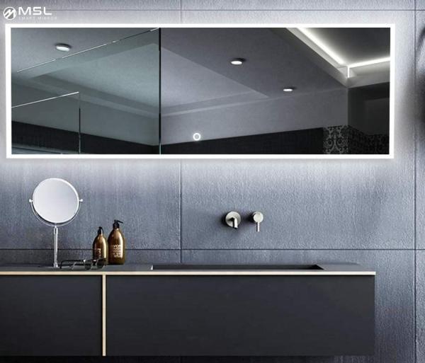 4000K 5000K Illuminated LED Mirror Cabinet , Bathroom Vanity Mirror With Storage