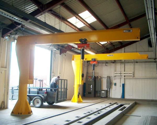 Guindaste de patíbulo ereto rápido compacto da coluna do aço 11T da carga