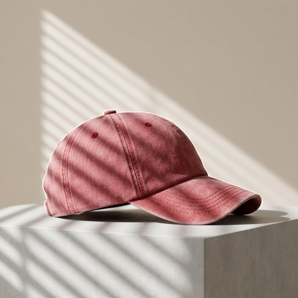 Acid Wash Six Panel Cap Retro Faded Cotton Custom Embroidery Logo Style