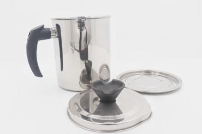 1.6L Cookware multifunctional grease filter stainless steel oil separator with lid
