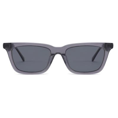 Os óculos de sol clássicos retangulares do acetato polarizaram diariamente o aviador Sunglasses