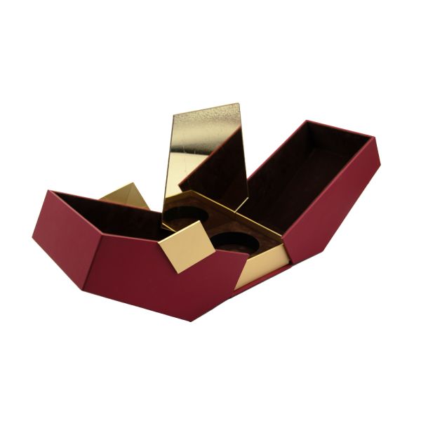 Romantic Creative Double Open Door Gift Boxes Packaging For Jewelry Cosmetics Perfume