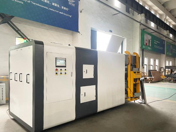 4400*1176*2025mm Independent 500Kg Daily Capacity Waste Food Compost Machine