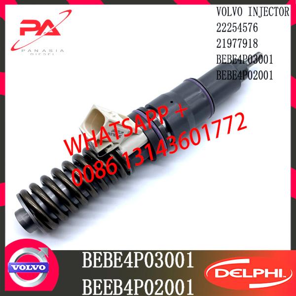 4 injetor Assy BEBE 4P03001 21977918 de Pin BEBE 4P02001 DELPHI Common Rail Diesel Fuel 22254576 E3.27