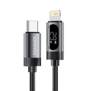ESSAGER ES-X64シリーズ 29W USB-Cから照明充電コードデータケーブル