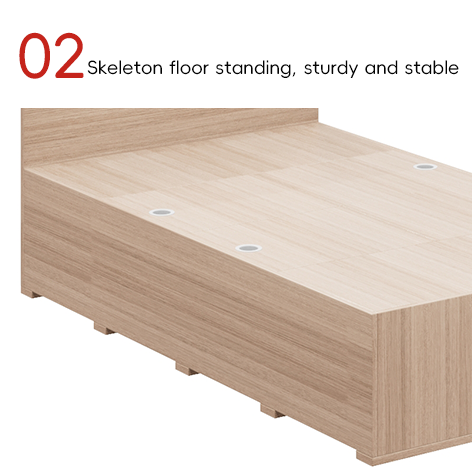 Support customization Modern Minimalist Single Bed Suitable For Hotel And Dormitory Furniture In Various Sizes