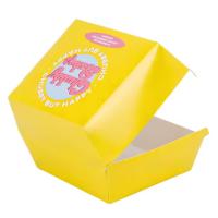 Boîtes de hamburgers frites écologiques sur mesure Emballage résistant à l'huile pour votre entreprise