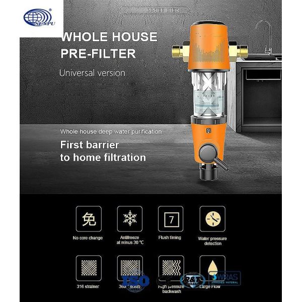 29*16cm Whole House Pre Filter For Water Purifier ROHS CE ISO