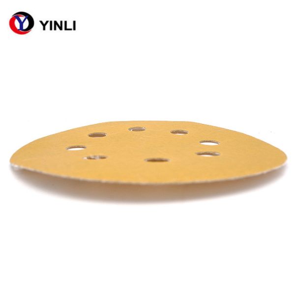 5 Inch Brushed Aluminum Sanding Disc Auto Body Sanding Discs Hook And Loop