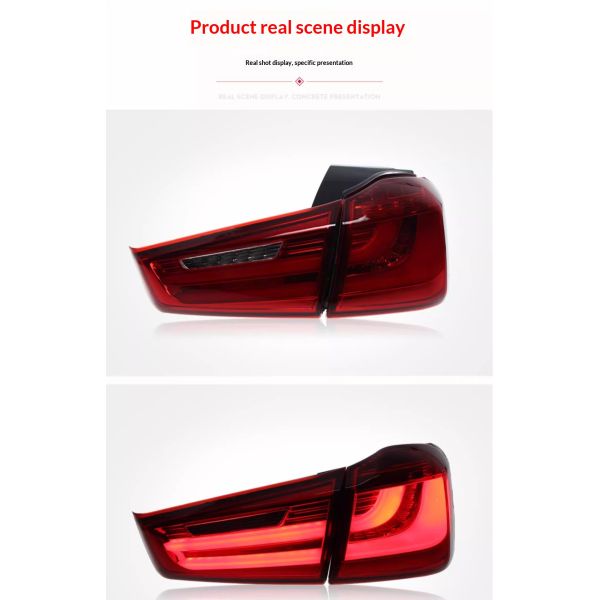 Demillon Taillight Assembly Modification Led Driving Light Brake Light Rear Taillight 2011-2018 for Mitsubishi ASX