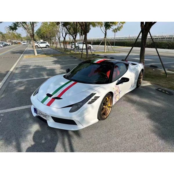 Ferrari 458 Body Kit SP Style Carbon Fiber Front And Rear Bumper Spoiler Hood 2010-2014