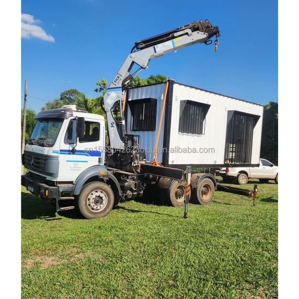 Estructura principal Tubos cuadrados de acero galvanizado Contenedor de paquete plano para exteriores Diseño moderno Casas de contenedores prefabricadas