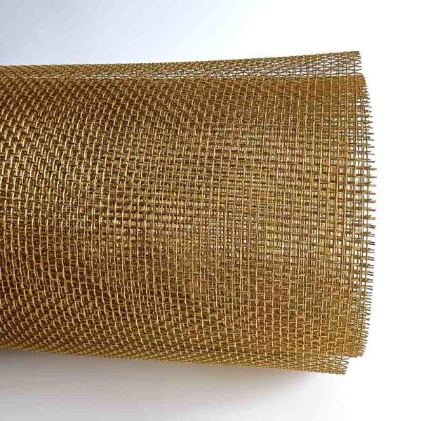 IS0 1M Copper Wire Mesh Brass Metal Mesh For Separation Sifting Pellet