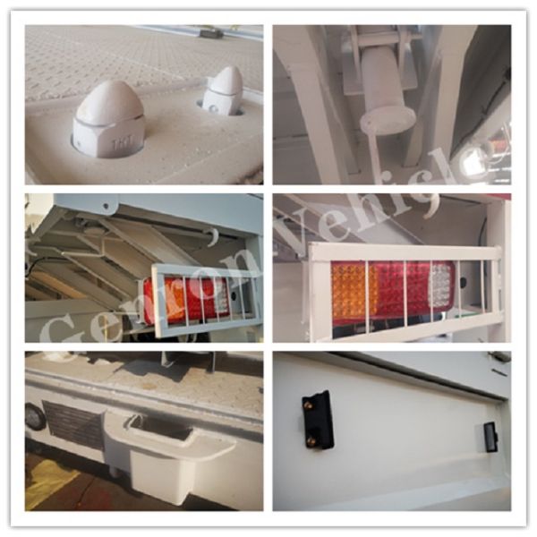 40ft контейнеров 80T падения стороны трейлер Semi с замками извива