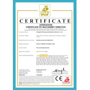 Shanghai Printyoung International Industry Co.,Ltd Certificações