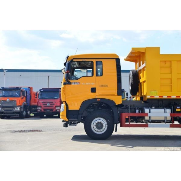 SinotruK HOWO TX 400 HP 6X4 6.3m Dump Truck 12 Forward Shift Number 2 Passengers