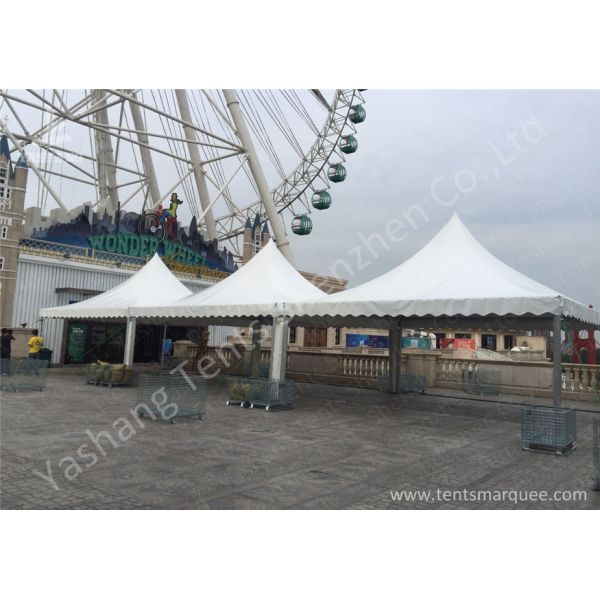 5x5M Wind Resistant High Peak Tension Tents Stainless Aluminum Framed