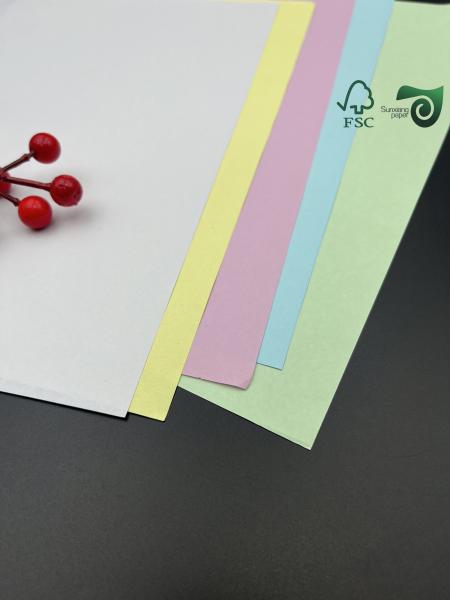 FSC 50GSM 80GSM Carbonless Copy Paper Roll With Black Blue Imaging   44cm   65cm Widths