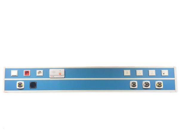 2000MM German Gas Outlet Medical Bed Head Unit , Hospital Bed Head Panel
