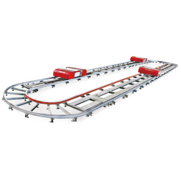 Two Way Radio Shuttle Cart And Carrier ASRS Automatic Storage And Retrieval System  Pallet Runner Rack System