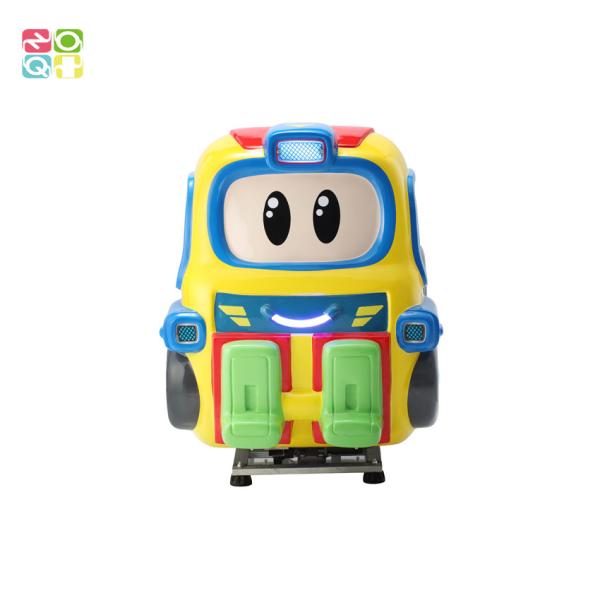 Engineering Car Theme Amsuement Kiddie Ride 1 Seat Rocking Car With Children Racing Game