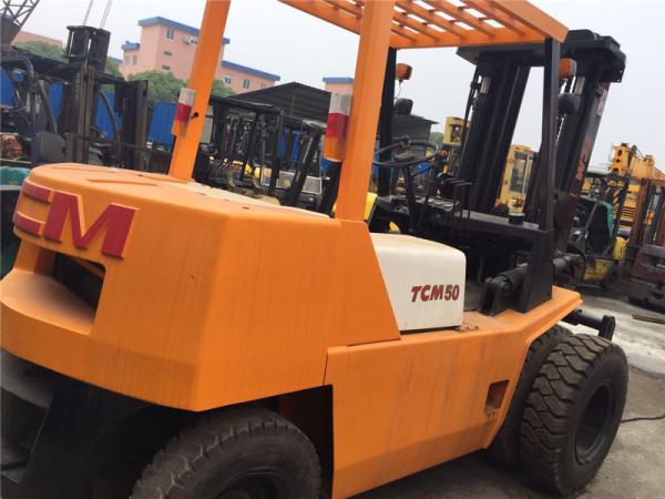 USED TCM FORKLIFT FD50 MADE IN JAPAN WITH GOOD CONDITION