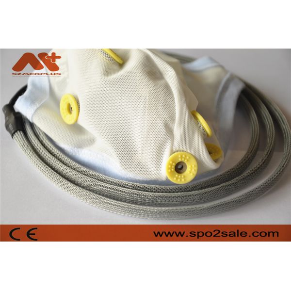 Медицинский кабель Neurofeedback EEG интегрировал 10 шляпу руководств EEG для электрода олова зажима уха