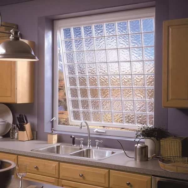 Custom Decorative Crystal Glass Block Transparent Window Wall Hollow Glass Brick