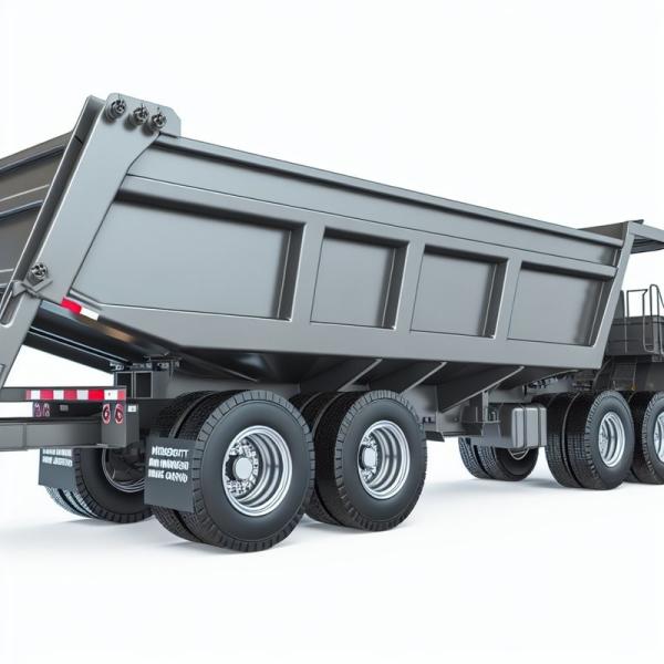 Dump Truck Trailers Heavy Duty Grade for Loading Bulk Mine And Construction Cargos Efficiently