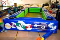 Jeux de football gonflable personnalisé Jeux de billard gonflable