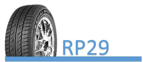 Black 175/70R14 RP29 Low Noise Passenger Car Radial Tyres For Summer