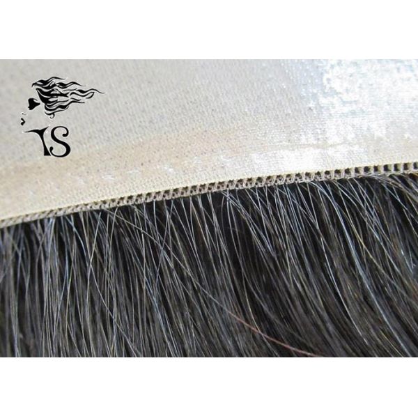 Thin Skin Toupee Hair Replacement System , Custom Mens Lace Hair Pieces