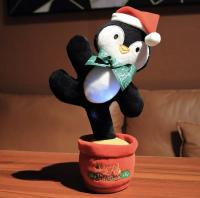Lumière de Noël EN71-1-2-3 chantant les jouets animaux pour des enfants