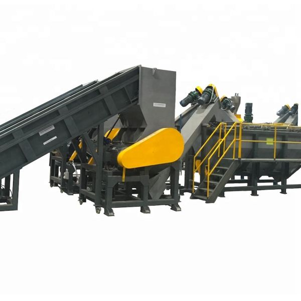 LDPE HDPE Plastic Washing Recycling Machine 2000kg/H PET Bottle Washing Line