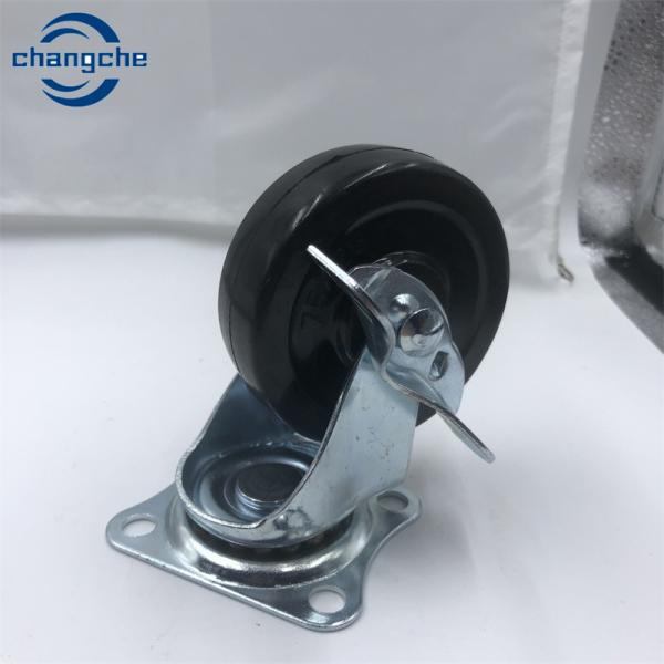 500 Lbs Rubber Heavy Duty Caster Wheels For Industry Uses