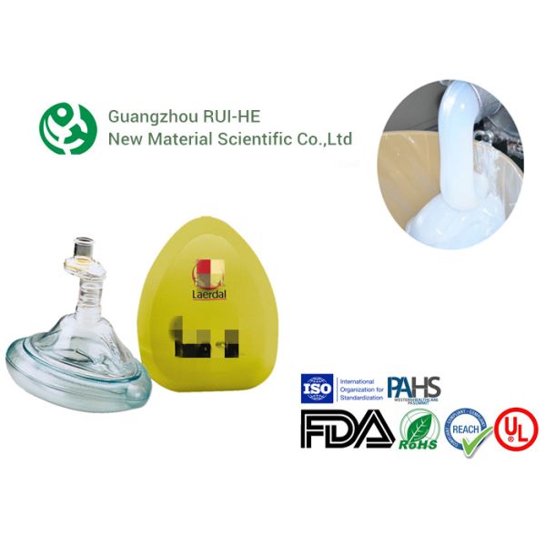 Alta vulcanización del Rapid de la goma de silicona del grado médico de la fuerza de rasgón