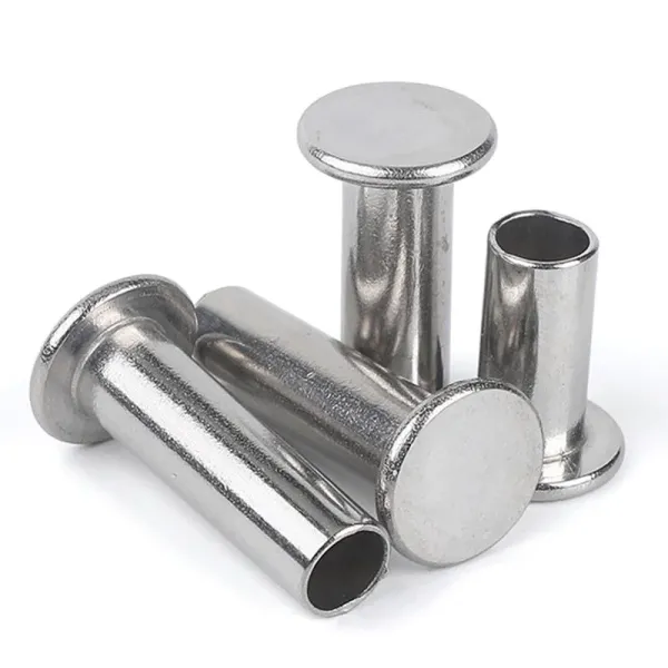 Stainless Steel Flat Head Half Rivet DIN 6792 Cold Forging