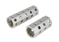 Fraisage en aluminium de tube anodisé 6061 par T6/rotation/emboutissant