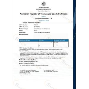 Hefei DX Medical  Co., Ltd. Certifications