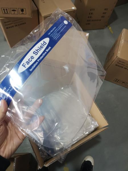 Full Face Disposable Medical Items , Chemical Face Shield For Dental Hygienist