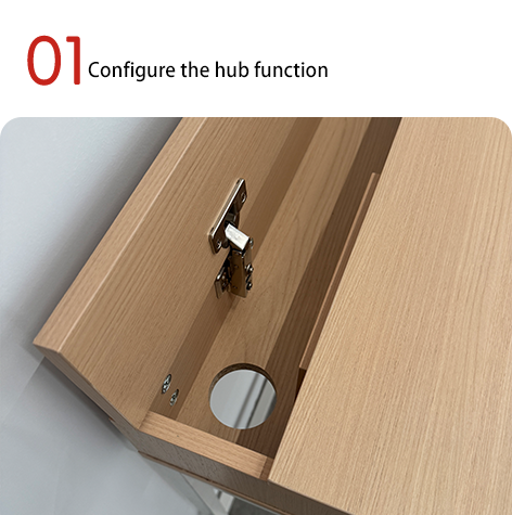 Support customization Customizable Double-drawer Desk in Apartment Dormitory Melamine Board Material